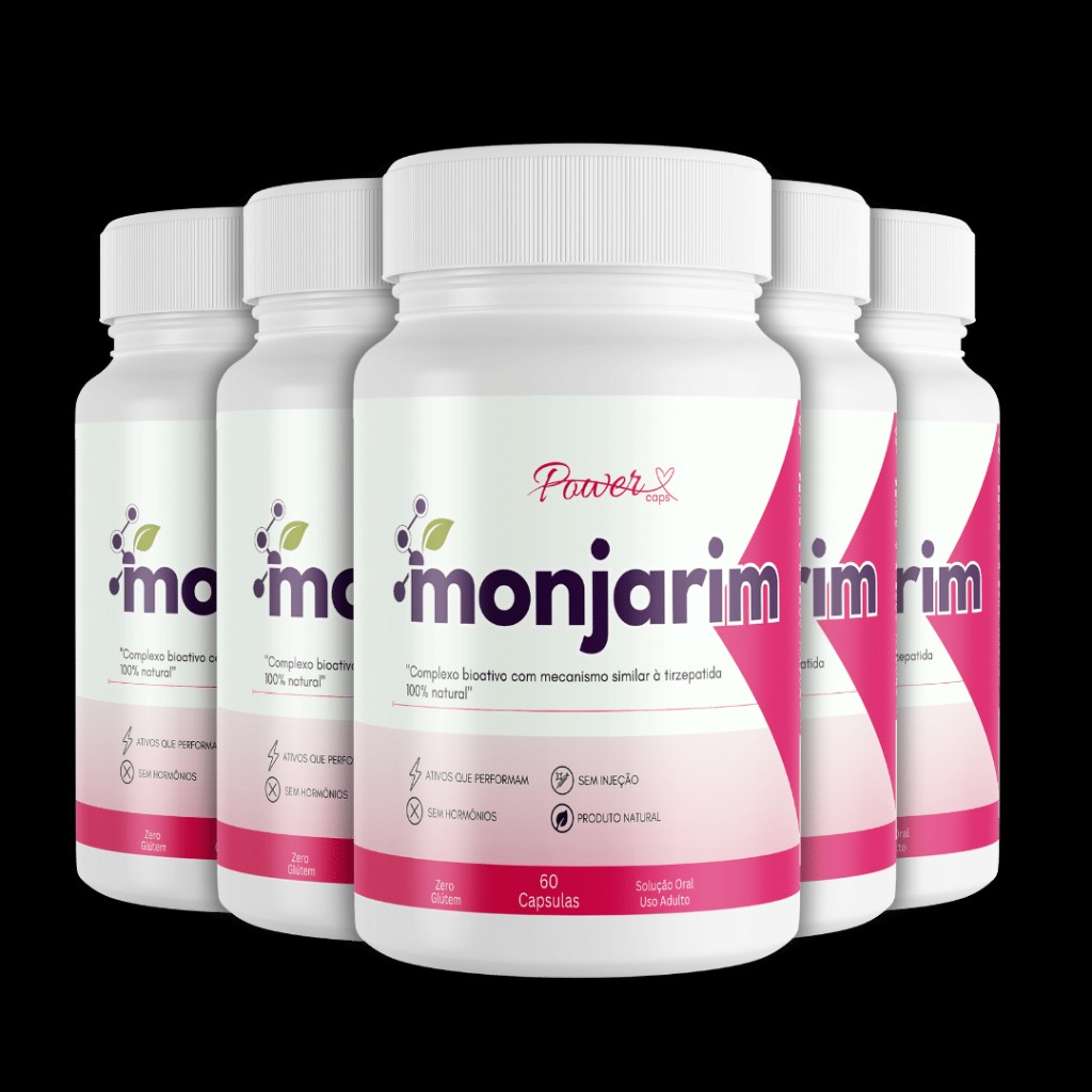 Monjarim Power caps — suplemento com complexo bioativo 100% natural